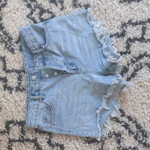 Wild Fable Highest Rise short shorts that button up size 6